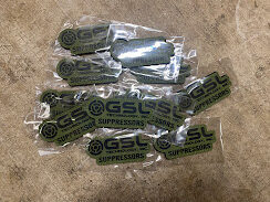 GSL Logo PVC Velcro Patch - OD Green - Image 2