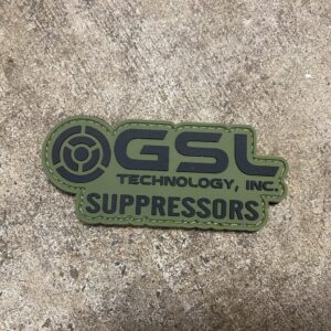 GSL Logo PVC Velcro Patch - OD Green