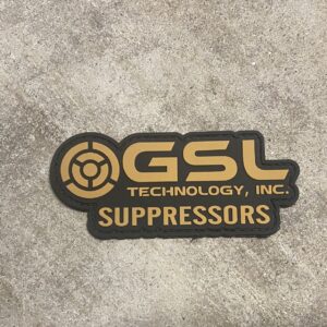 GSL Logo PVC Velcro Patch - FDE and Black