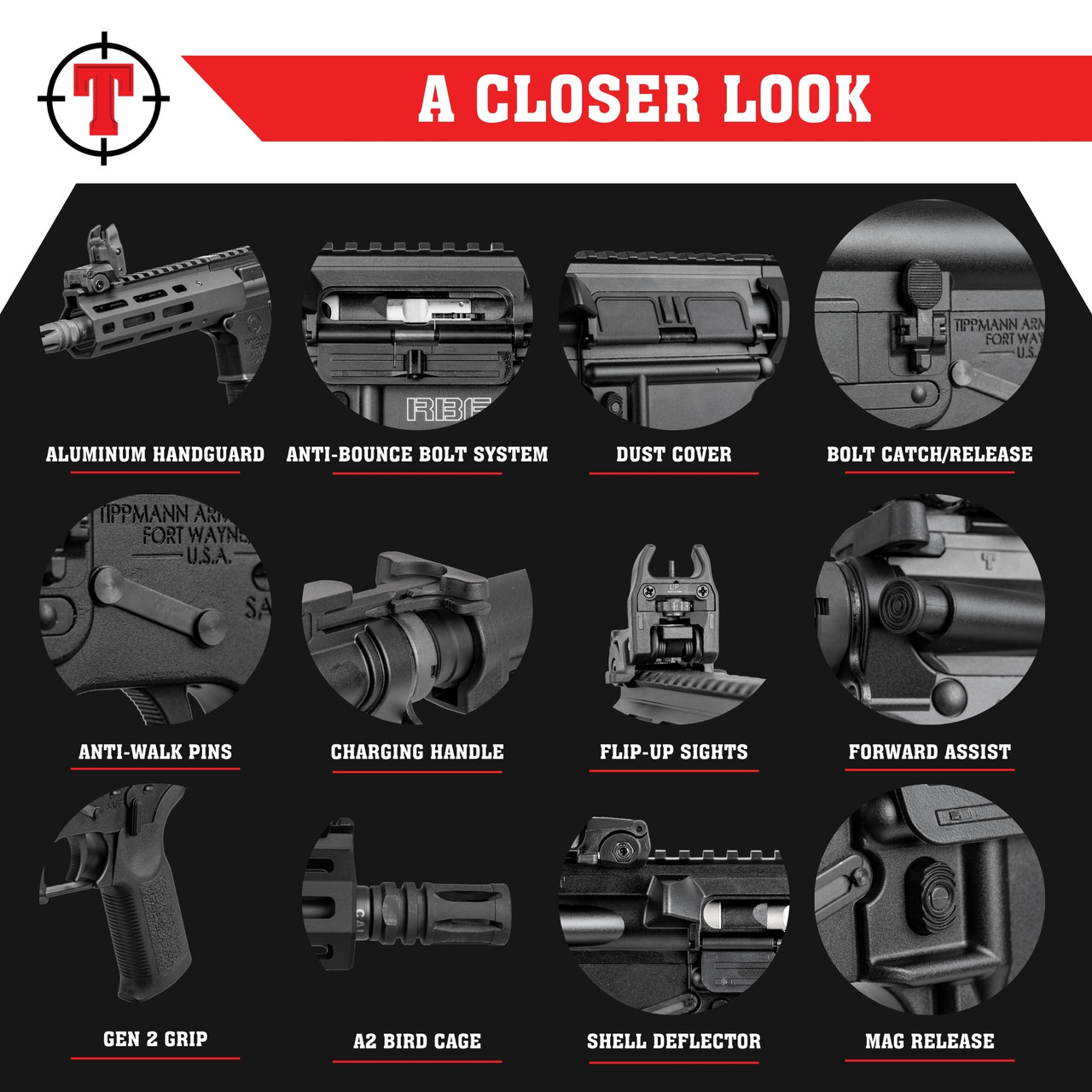 Tippmann Arms M4-22 MICRO ELITE Pistol FRT - Image 2