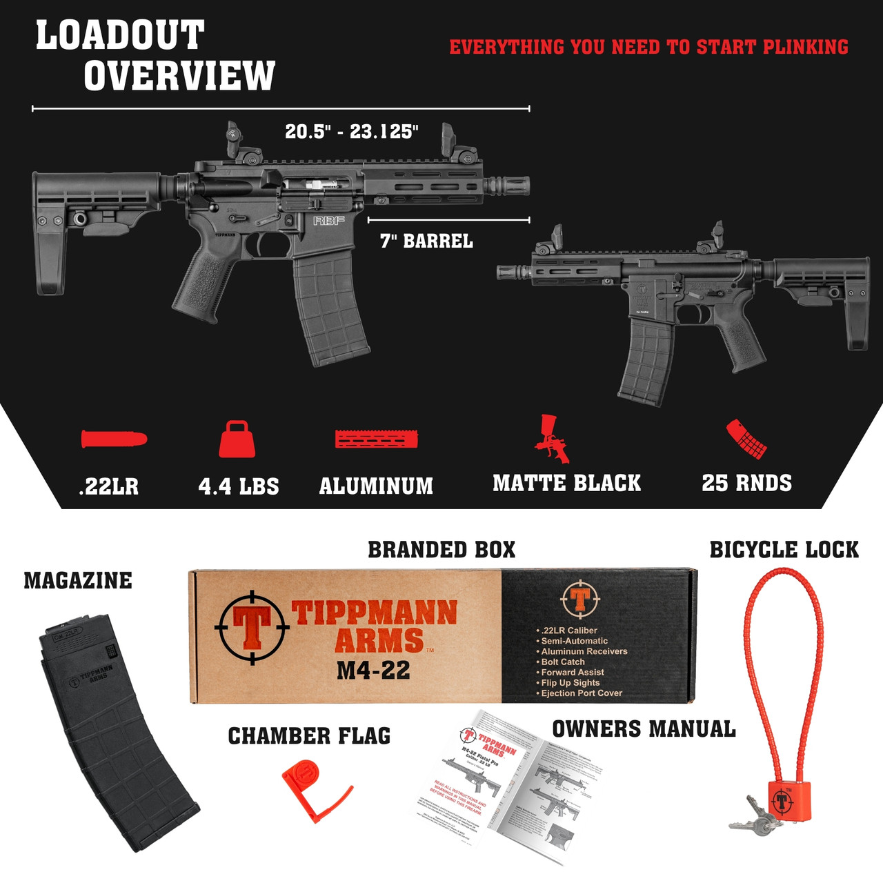 Tippmann Arms M4-22 MICRO ELITE Pistol FRT - Image 6